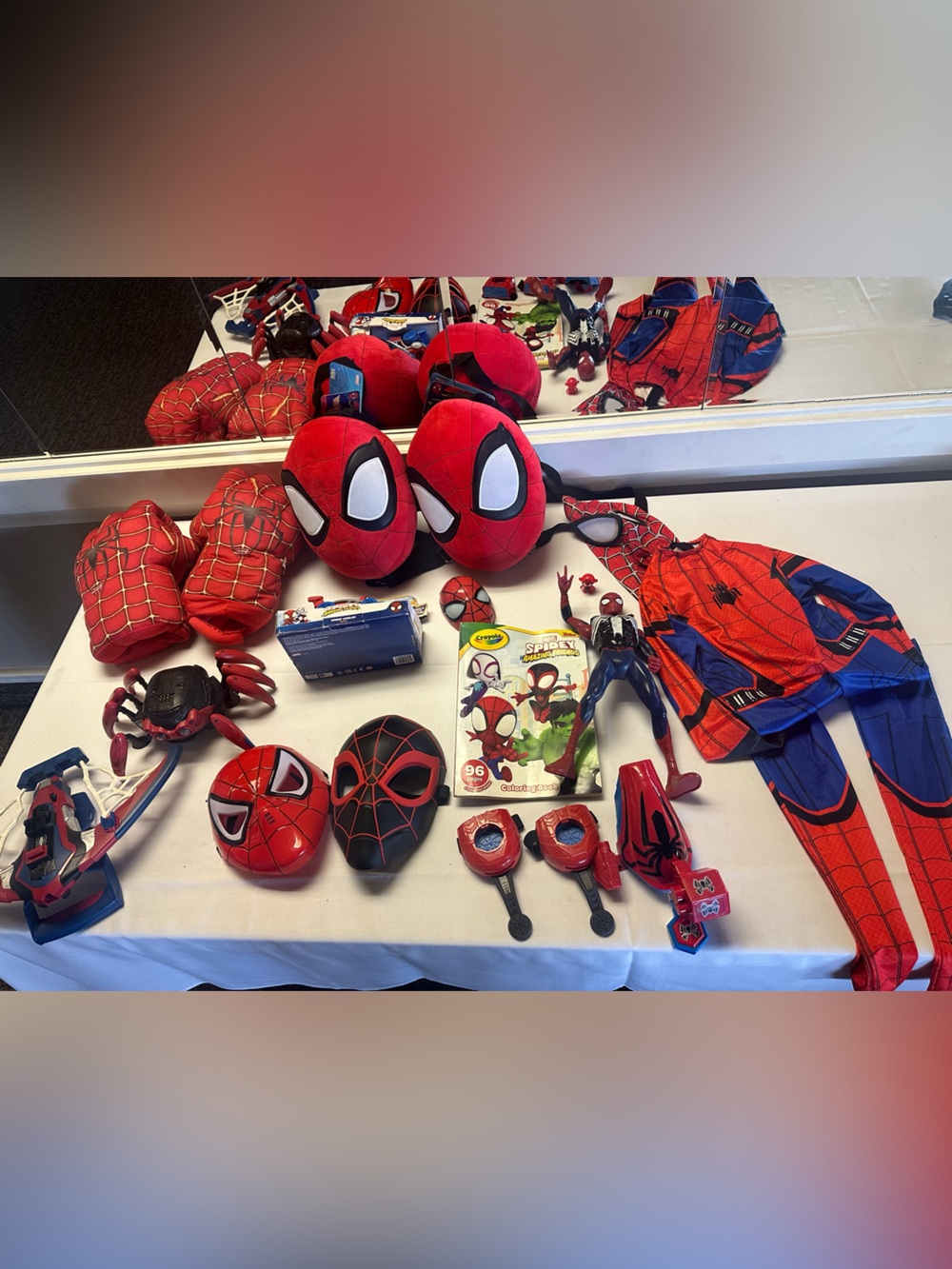 Spiderman Red and Blue Kids Toy Bundle